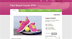 Desktop Screenshot of palmbeachtennis.org